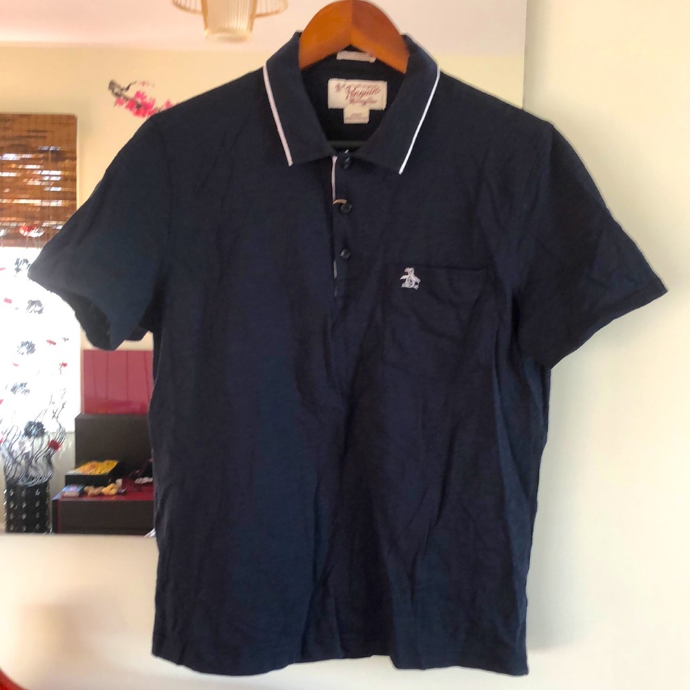 Penguin men’s shirt blue